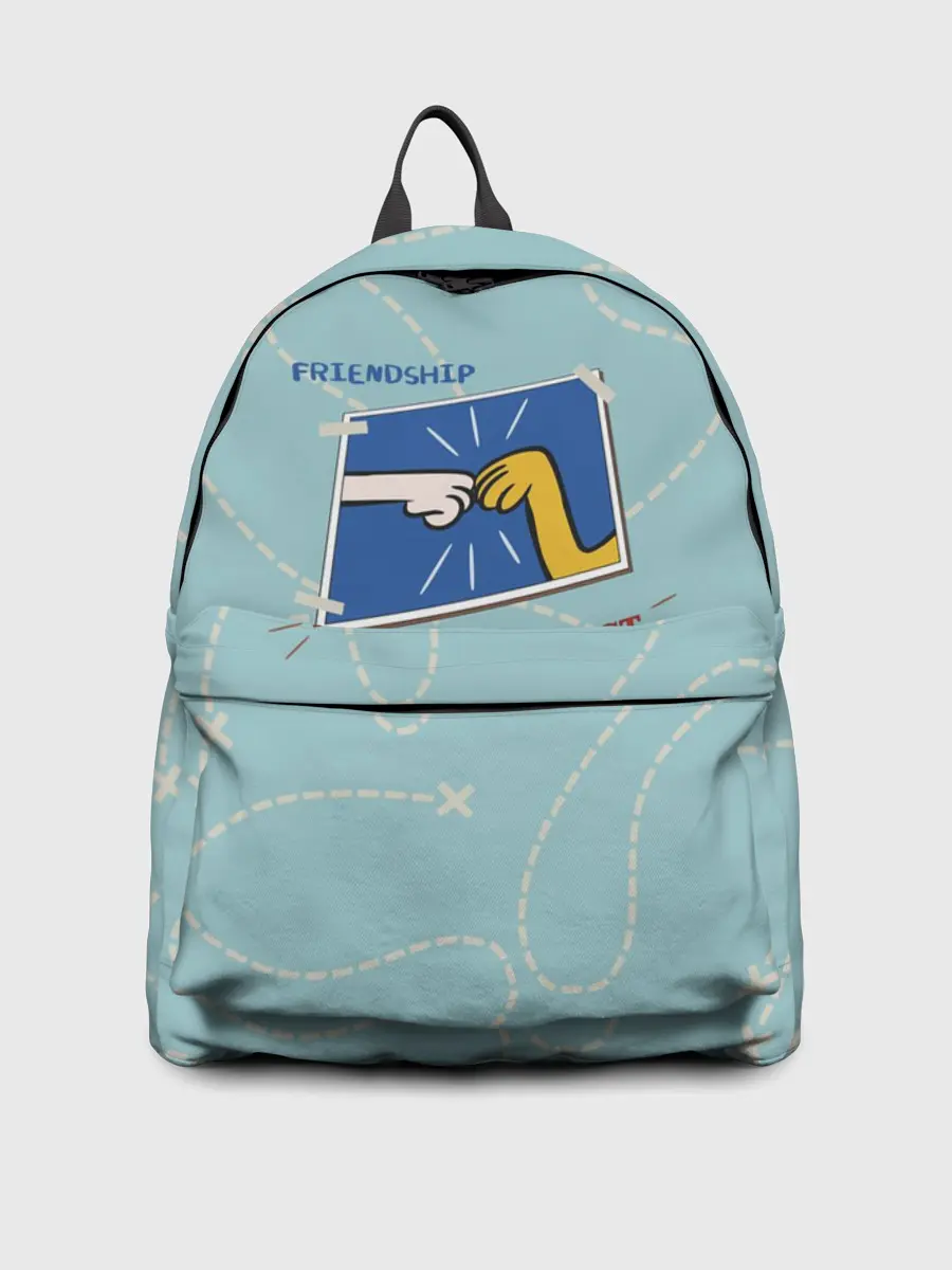 Рюкзак джинсовый / Friendship. Adventure time