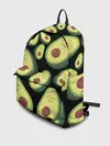 Рюкзак джинсовый / Авокадо паттерн