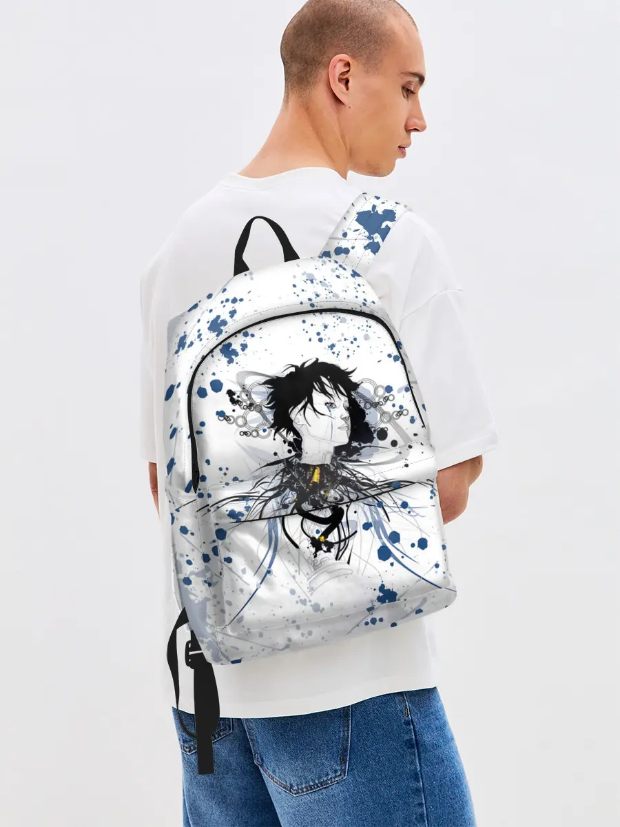 Рюкзак джинсовый / Призрак в доспехах