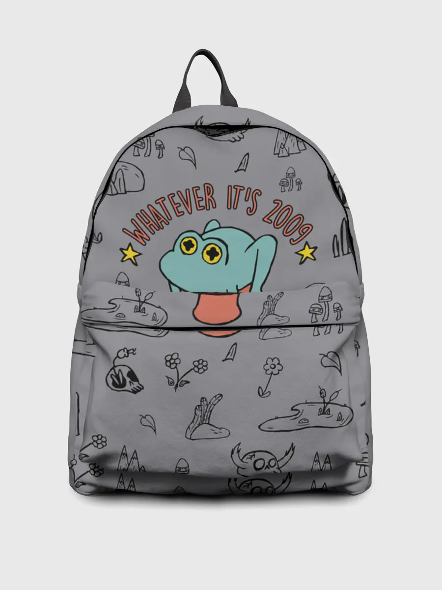 Рюкзак джинсовый / лягушка-портал