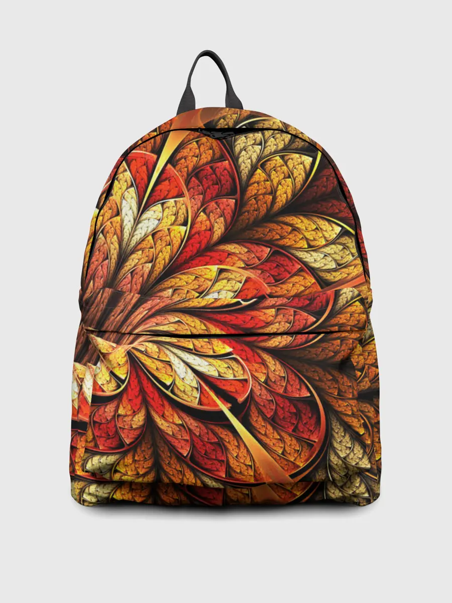 Рюкзак джинсовый / ФРАКТАЛЬНЫЙ УЗОР