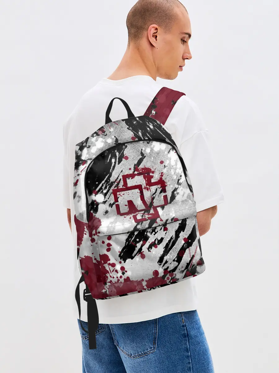 Рюкзак джинсовый / Rammstein