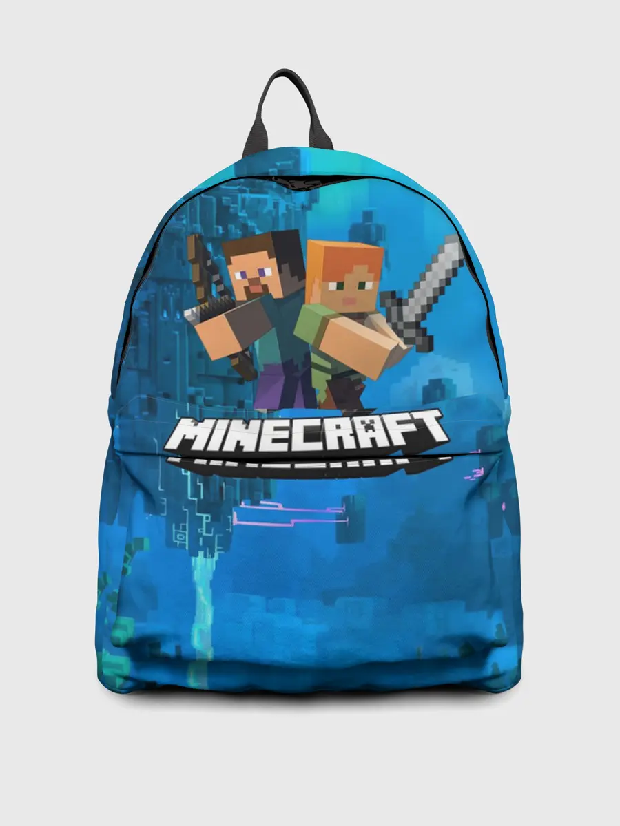 Рюкзак джинсовый / Minecraft / Майнкрафт