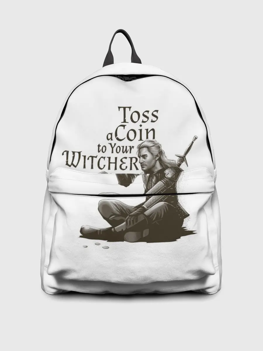 Рюкзак джинсовый / Toss a coin to your Witcher