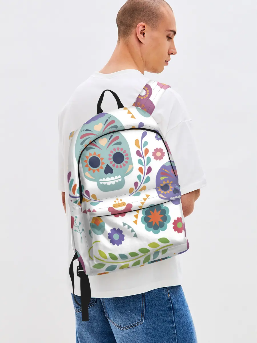 Рюкзак джинсовый / Мексиканские мотивы