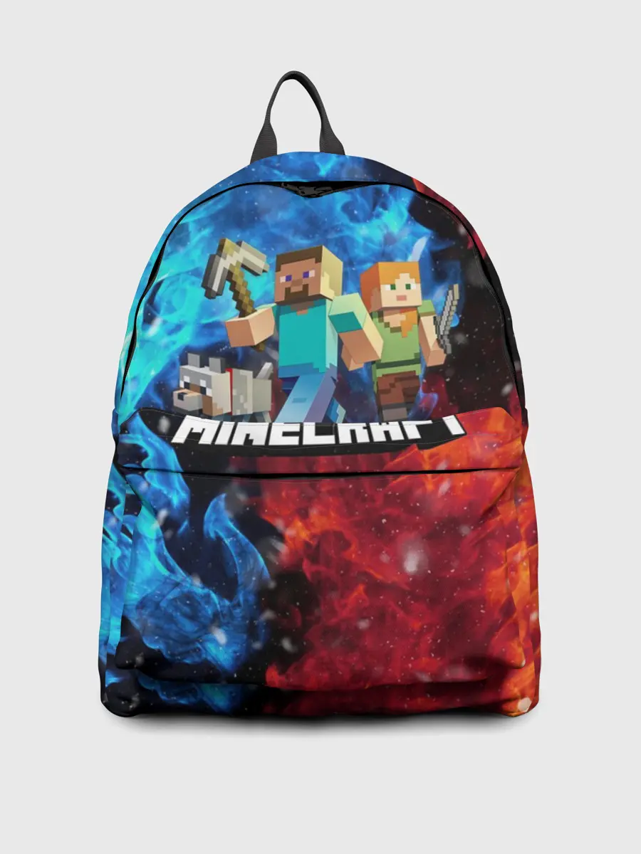 Рюкзак джинсовый / Minecraft / Майнкрафт