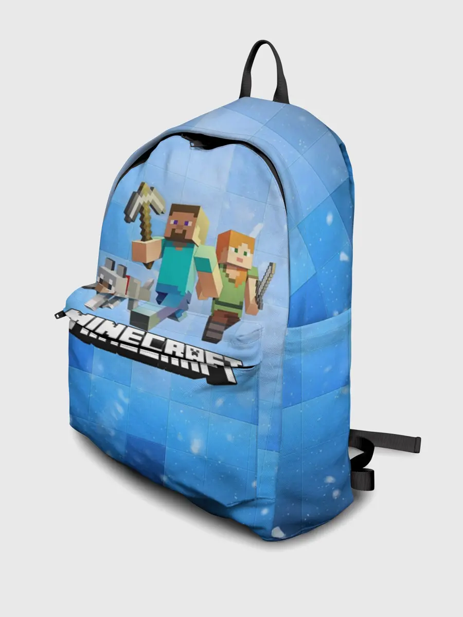 Рюкзак джинсовый / Minecraft / Майнкрафт