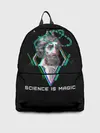 Рюкзак джинсовый / Magic is science - Пифагор