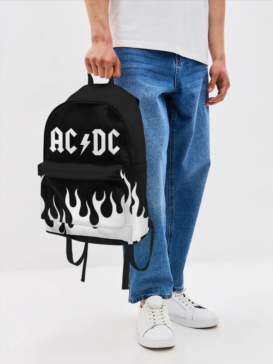 Рюкзак джинсовый / AC DC