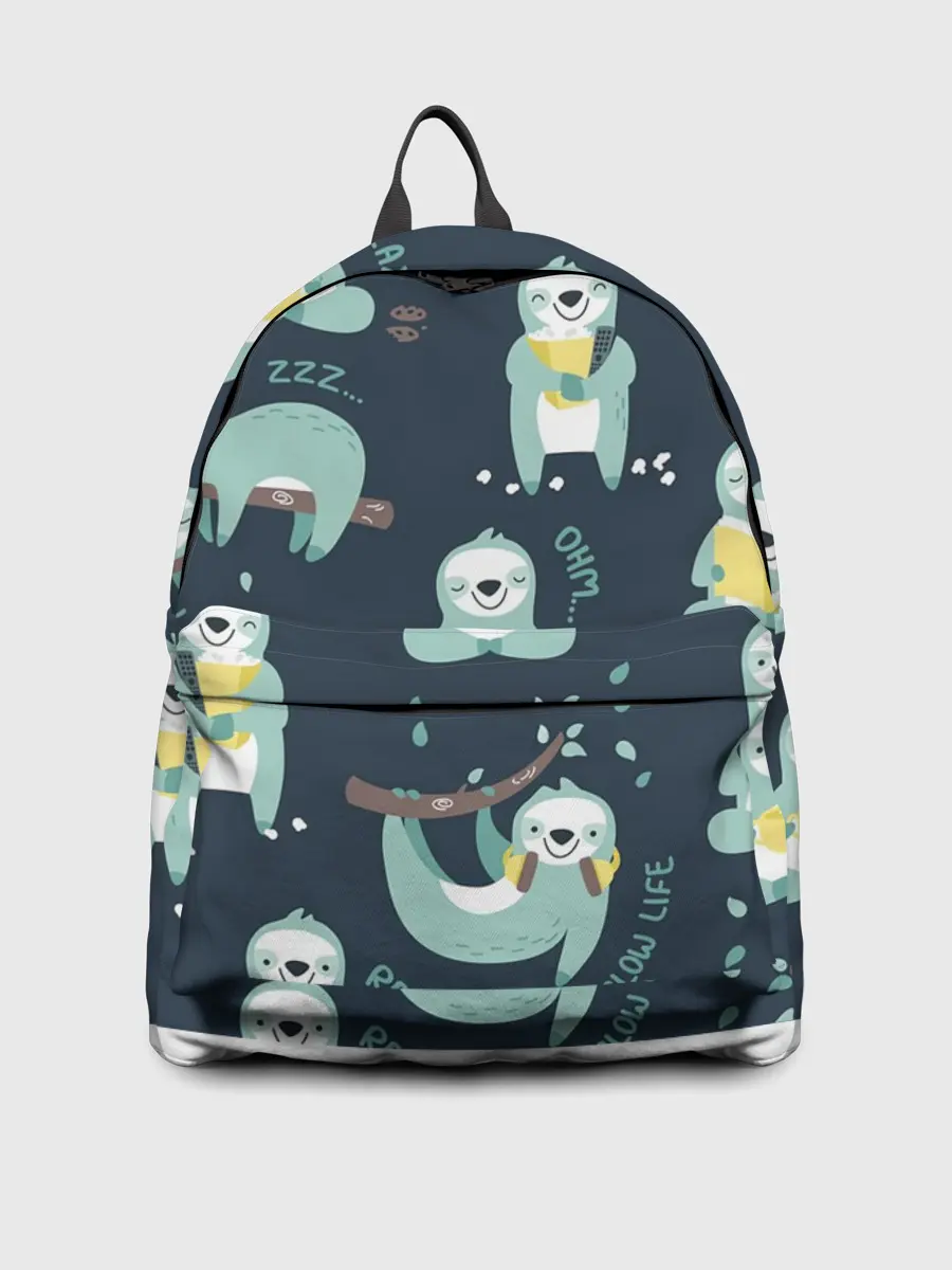 Рюкзак джинсовый / ленивцы