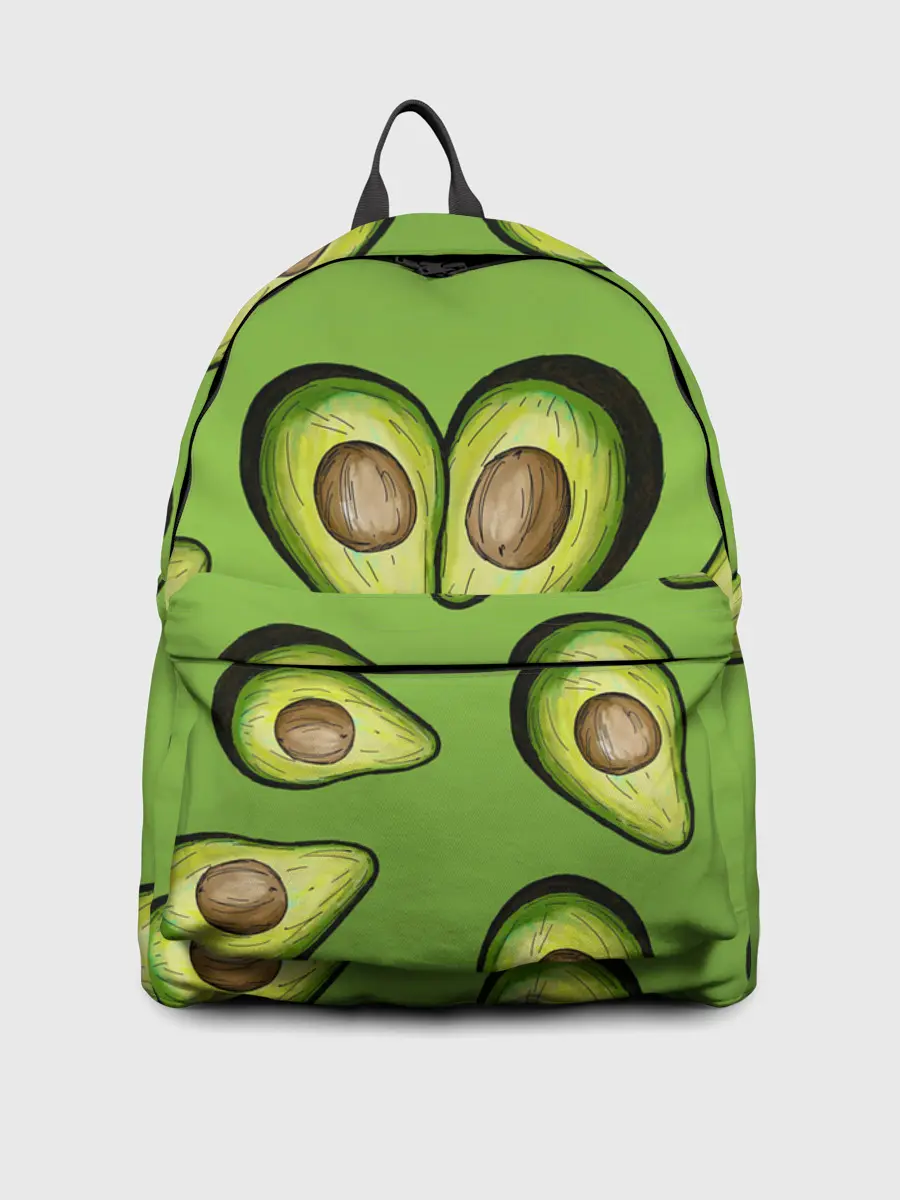 Рюкзак джинсовый / Люблю авокадо