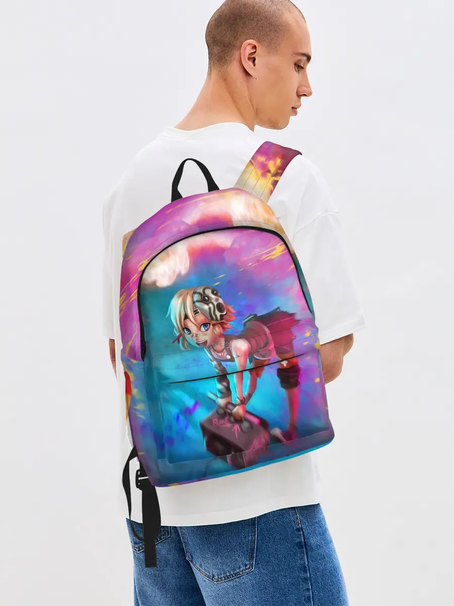 Рюкзак джинсовый / Tiny Tina and the bomb