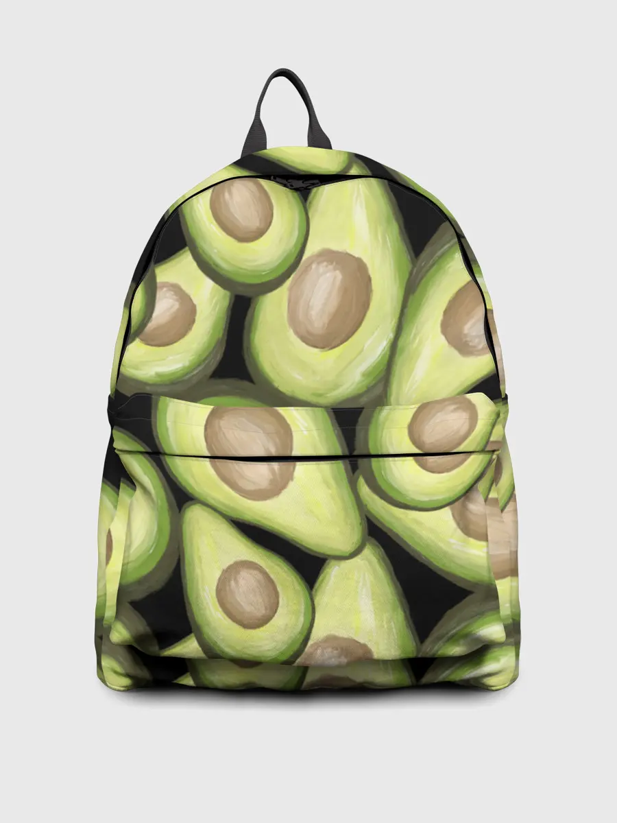 Рюкзак джинсовый / Avocado background