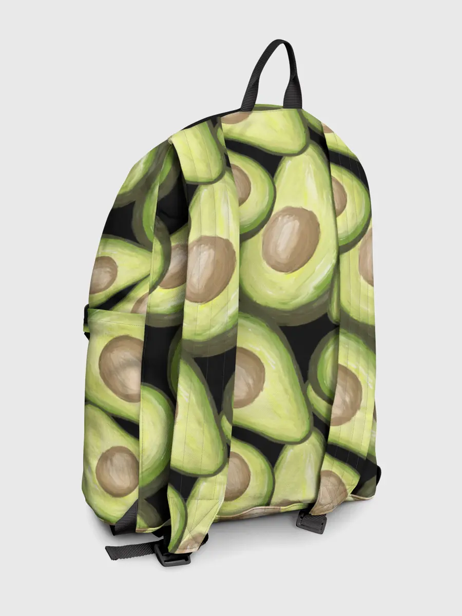 Рюкзак джинсовый / Avocado background