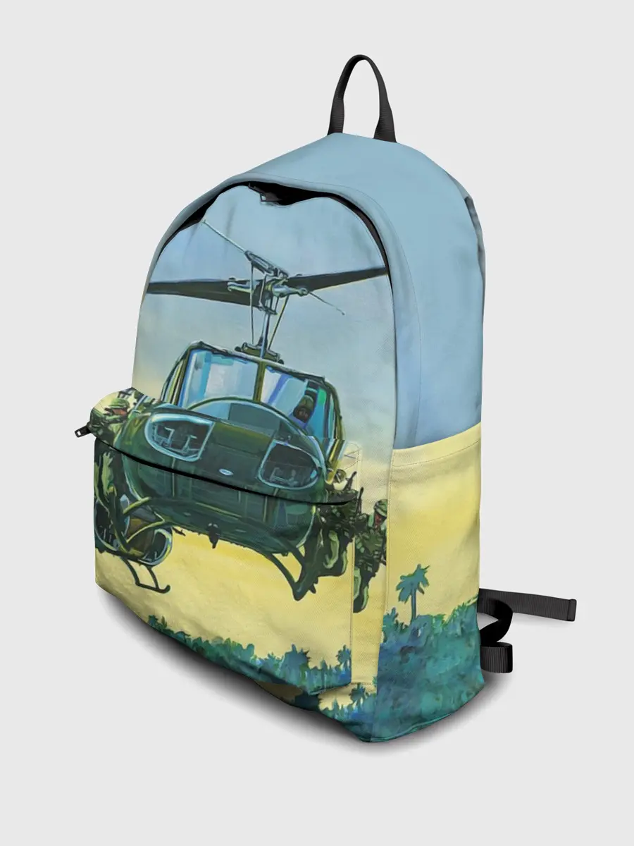 Рюкзак джинсовый / Вертолеты