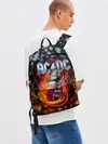 Рюкзак джинсовый / AC/DC