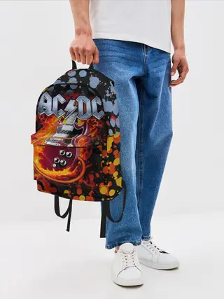 Рюкзак джинсовый / AC/DC