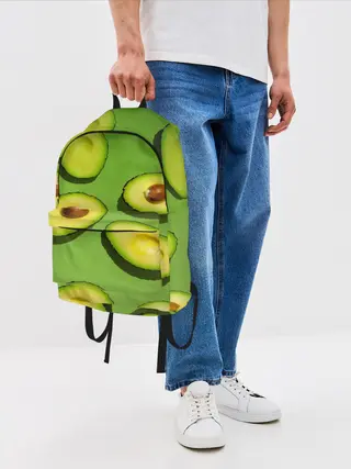 Рюкзак джинсовый / АВАКАДО ПАТТЕРН.
