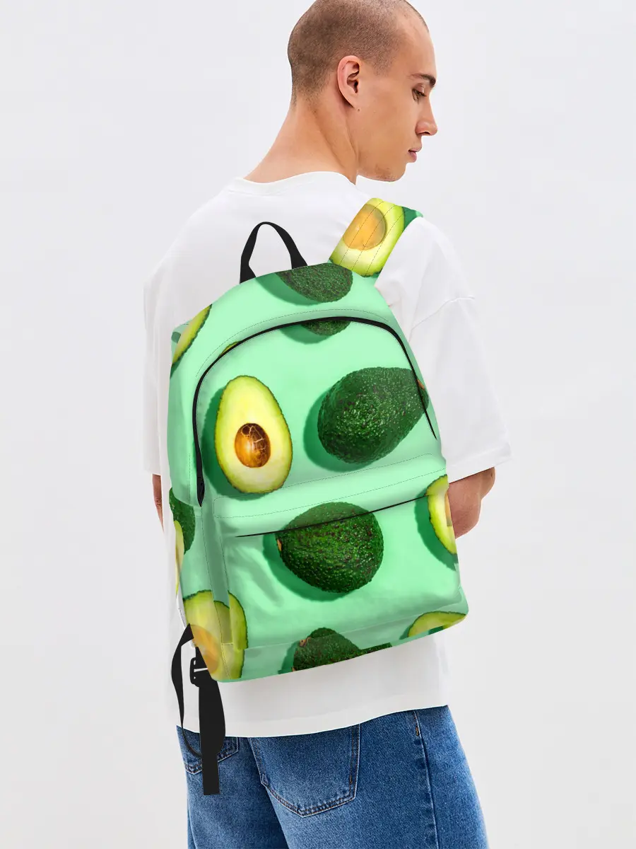 Рюкзак джинсовый / АВАКАДО