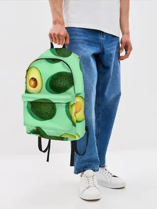 Рюкзак джинсовый / АВАКАДО