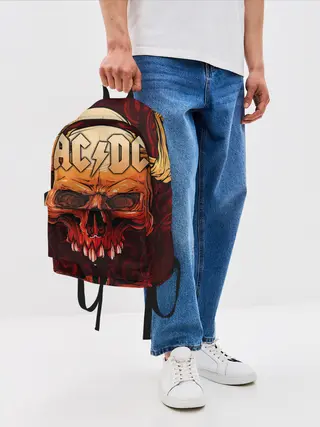 Рюкзак джинсовый / AC/DC
