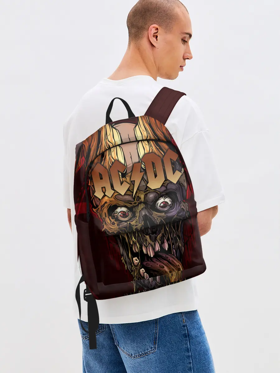 Рюкзак джинсовый / AC/DC