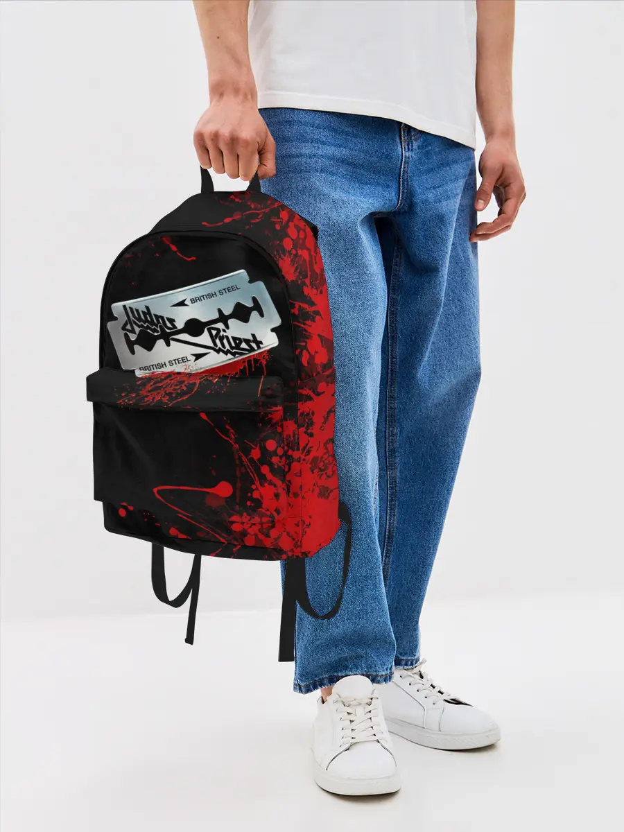 Рюкзак джинсовый / JUDAS PRIEST.