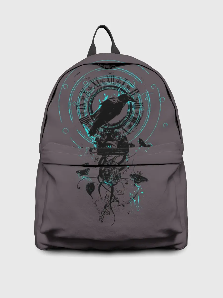 Рюкзак джинсовый / Черный ворон