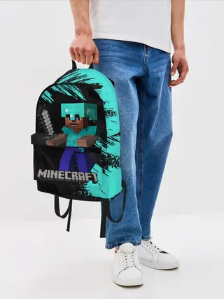 Рюкзак джинсовый / MINECRAFT