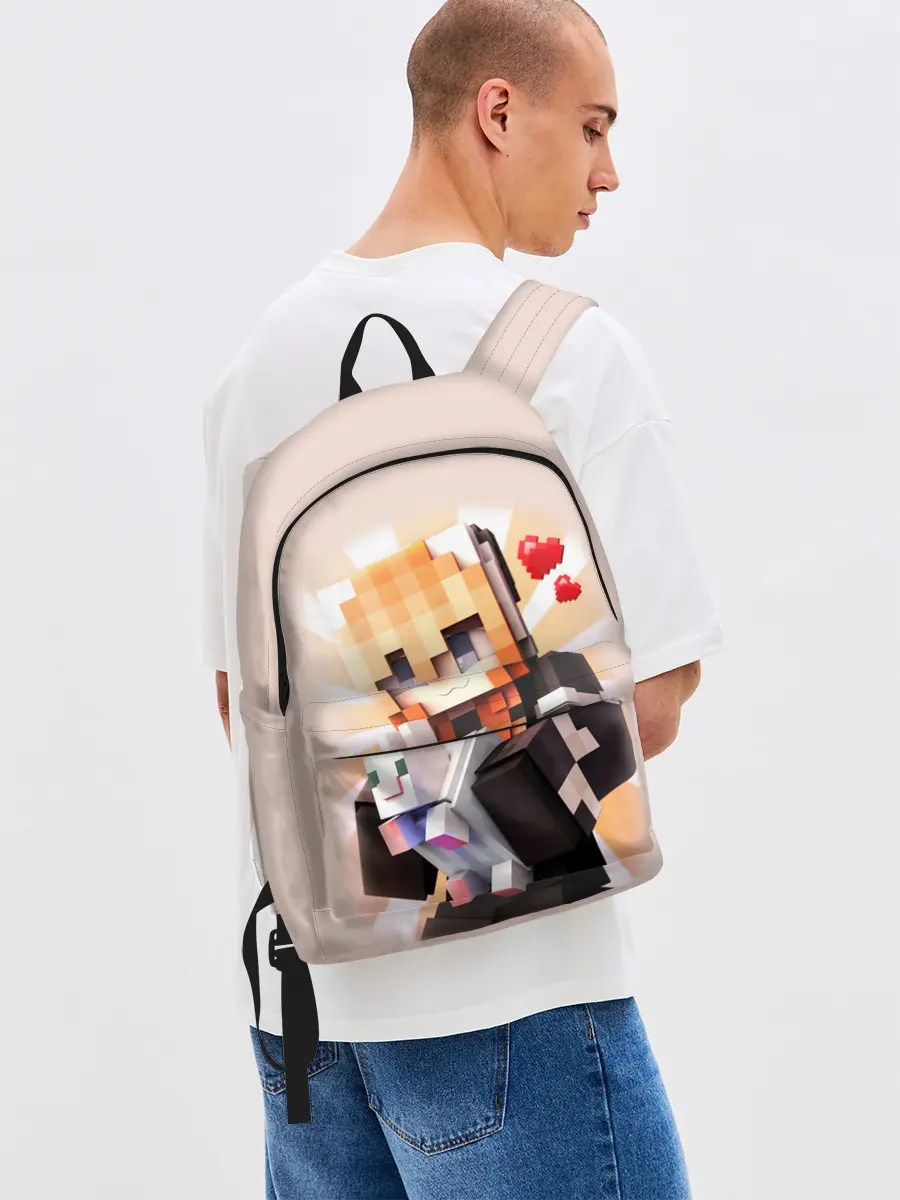 Рюкзак джинсовый / MINECRAFT