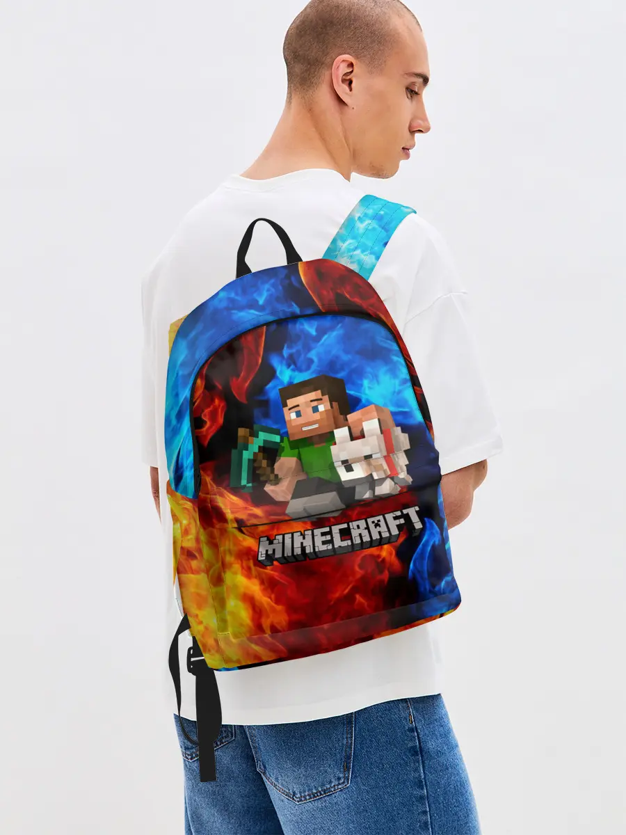 Рюкзак джинсовый / MINECRAFT