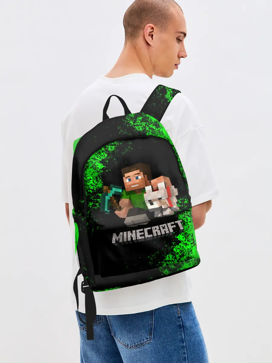 Рюкзак джинсовый / MINECRAFT