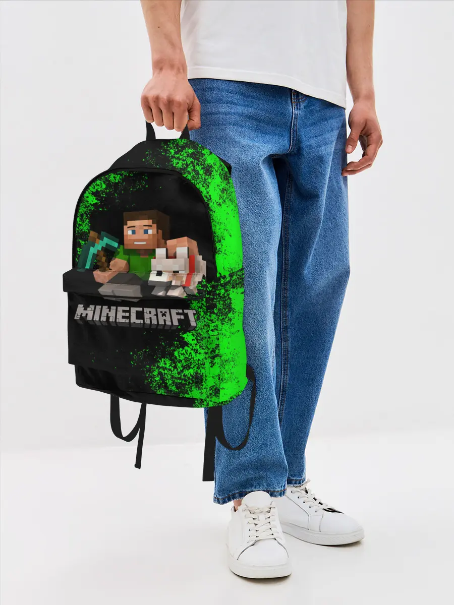 Рюкзак джинсовый / MINECRAFT