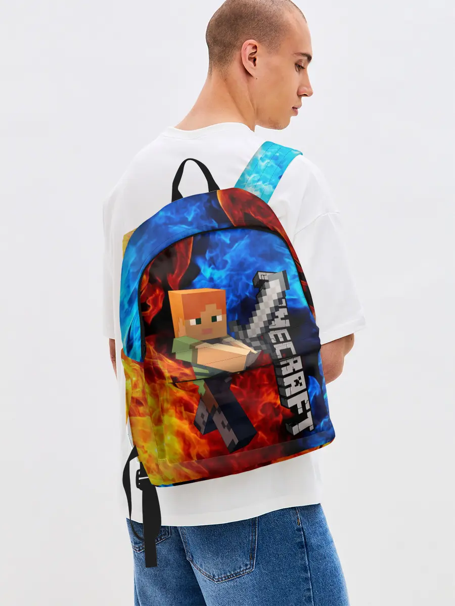 Рюкзак джинсовый / MINECRAFT
