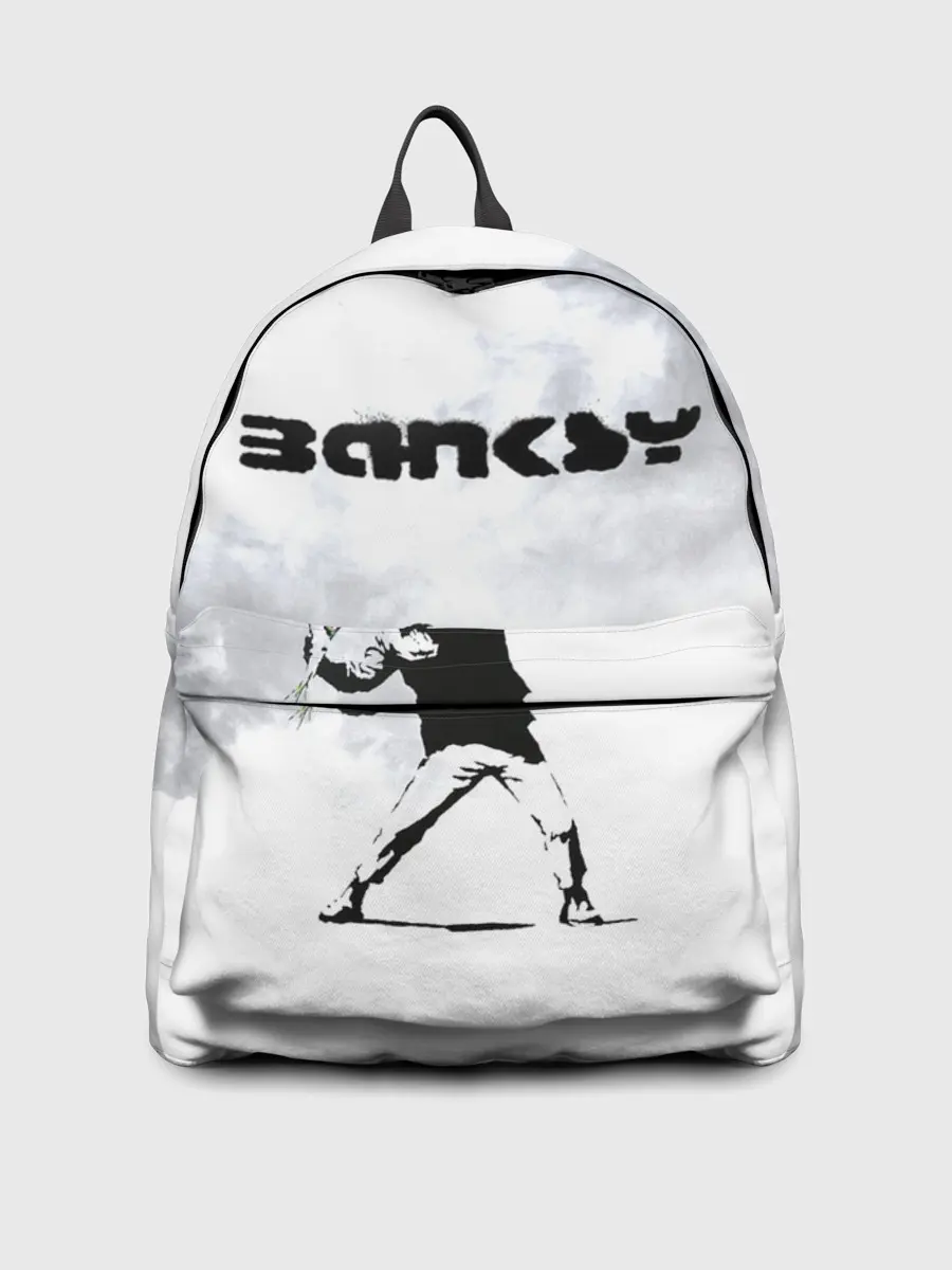 Рюкзак джинсовый / Banksy
