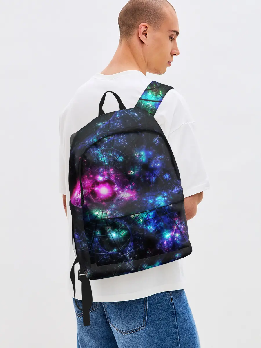 Рюкзак джинсовый / АБСТРАКЦИЯ КОСМОСА