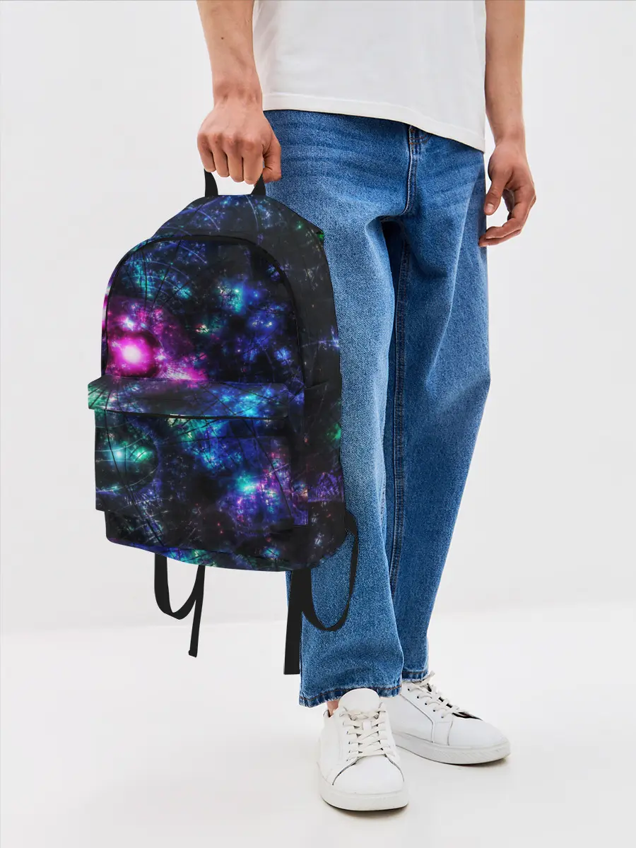 Рюкзак джинсовый / АБСТРАКЦИЯ КОСМОСА