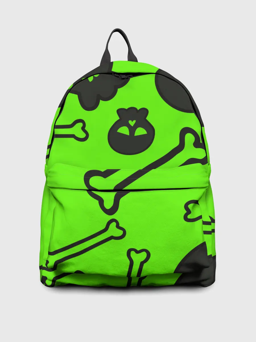 Рюкзак джинсовый / Черепа