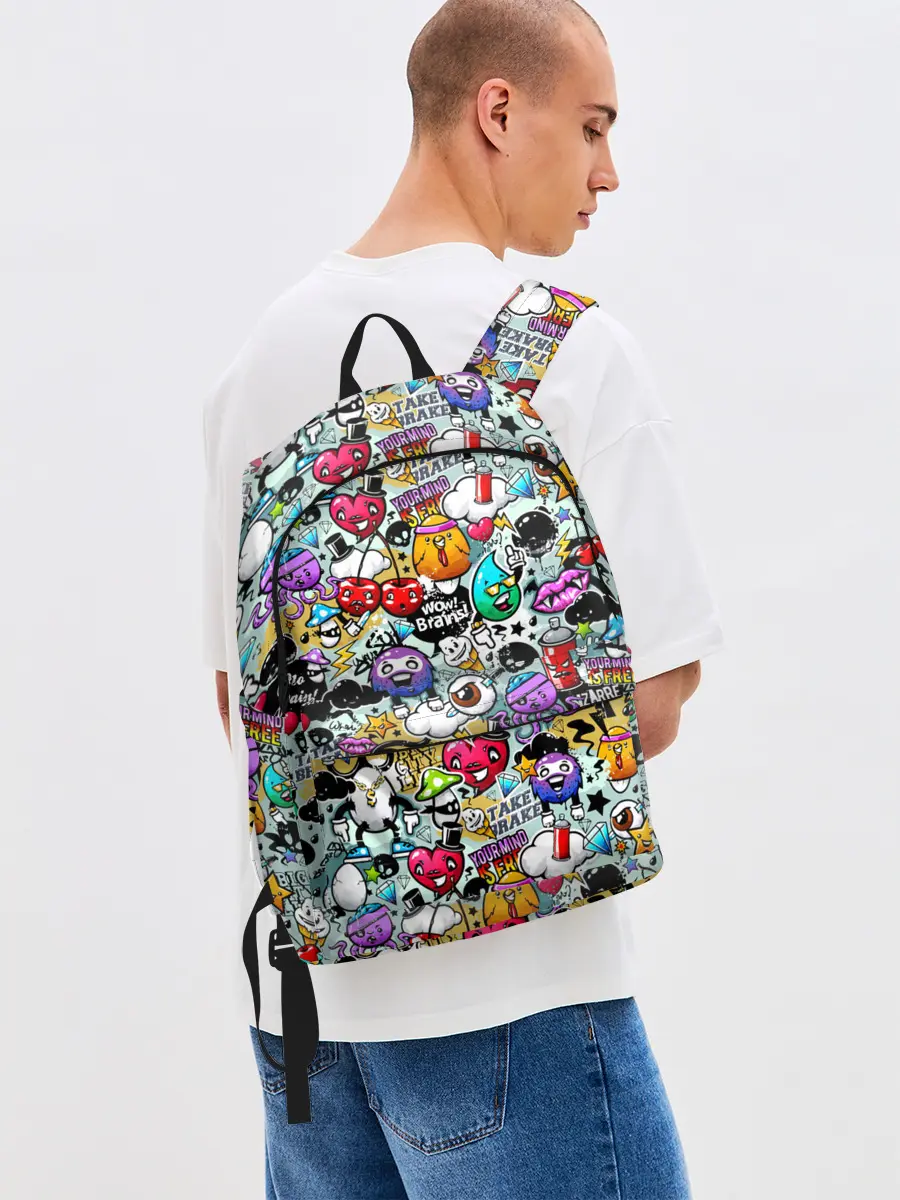 Рюкзак джинсовый / Stickerboom