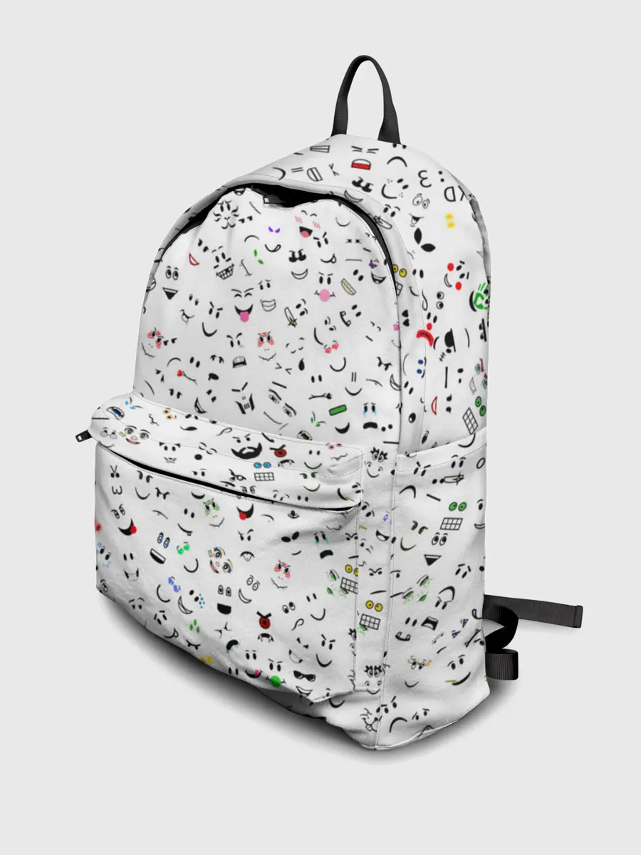 Рюкзак джинсовый / Rolbox лица