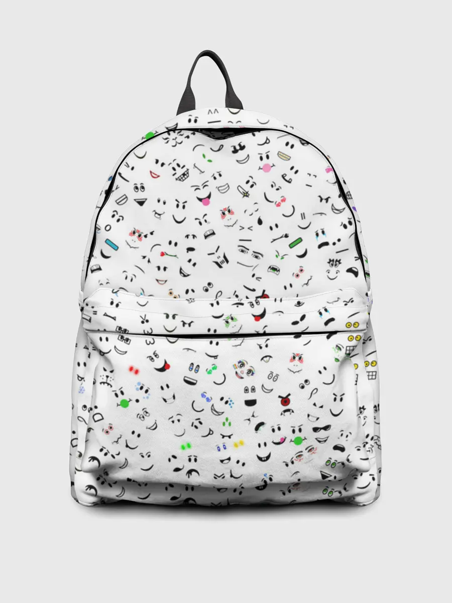 Рюкзак джинсовый / Rolbox лица