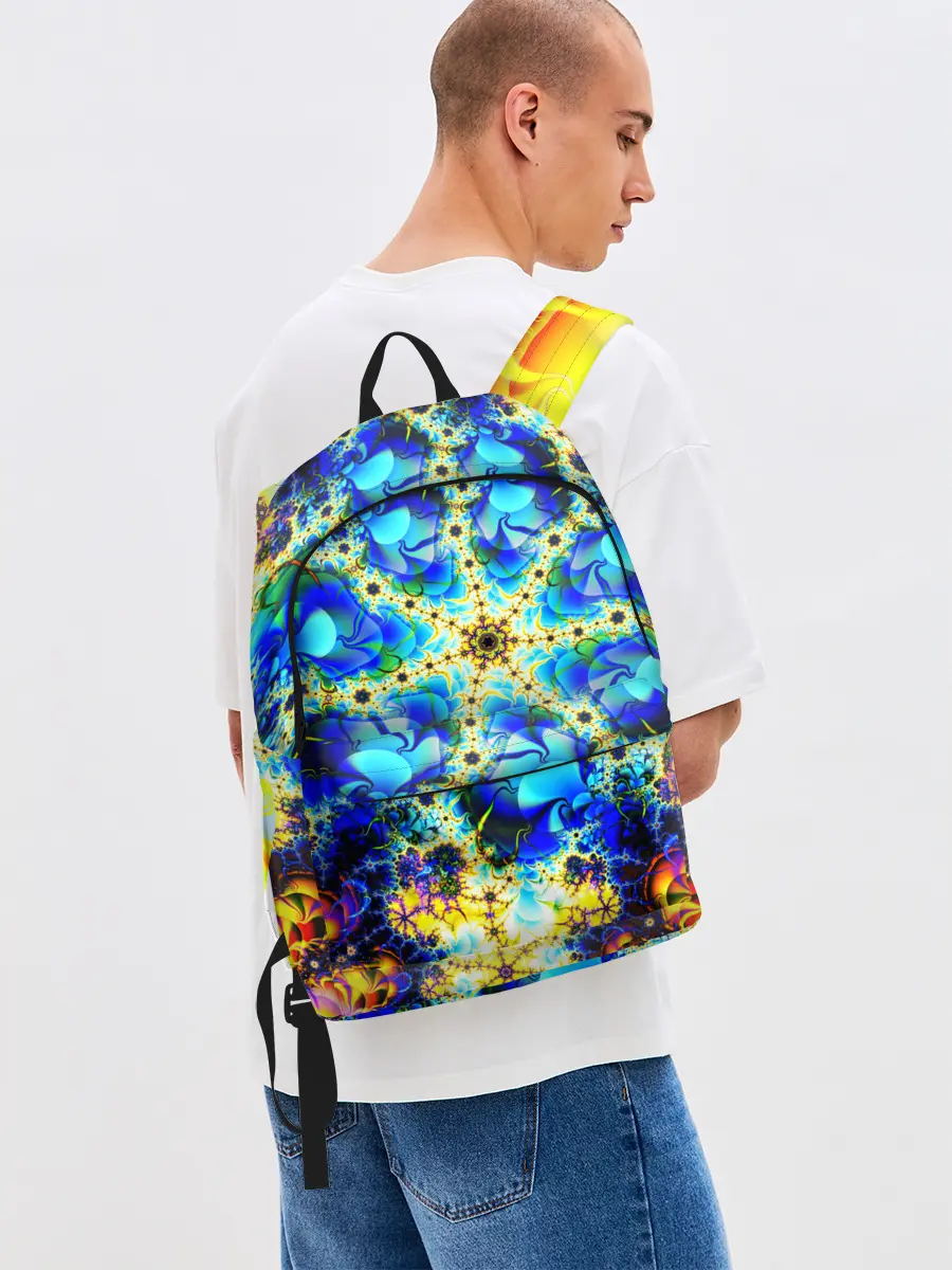 Рюкзак джинсовый / ИЛЛЮЗИЯ ФРАКТАЛОВ