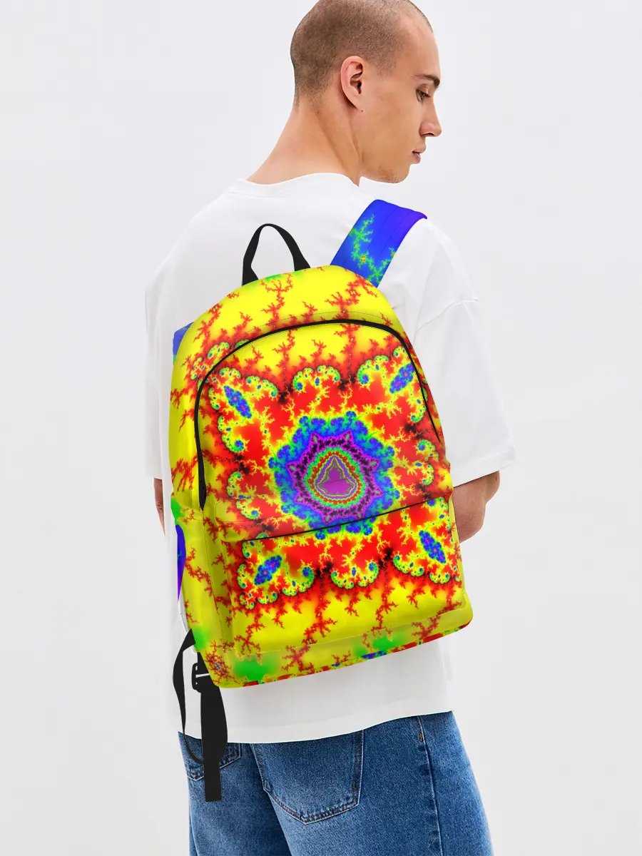 Рюкзак джинсовый / АБСТРАКТНЫЕ РАЗРЫВЫ