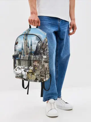 Рюкзак джинсовый / HEROES