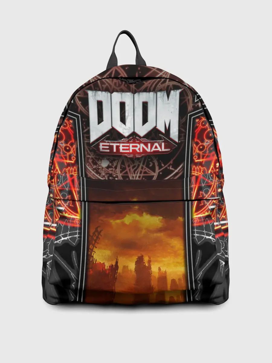Рюкзак джинсовый / DOOM ETERNAL