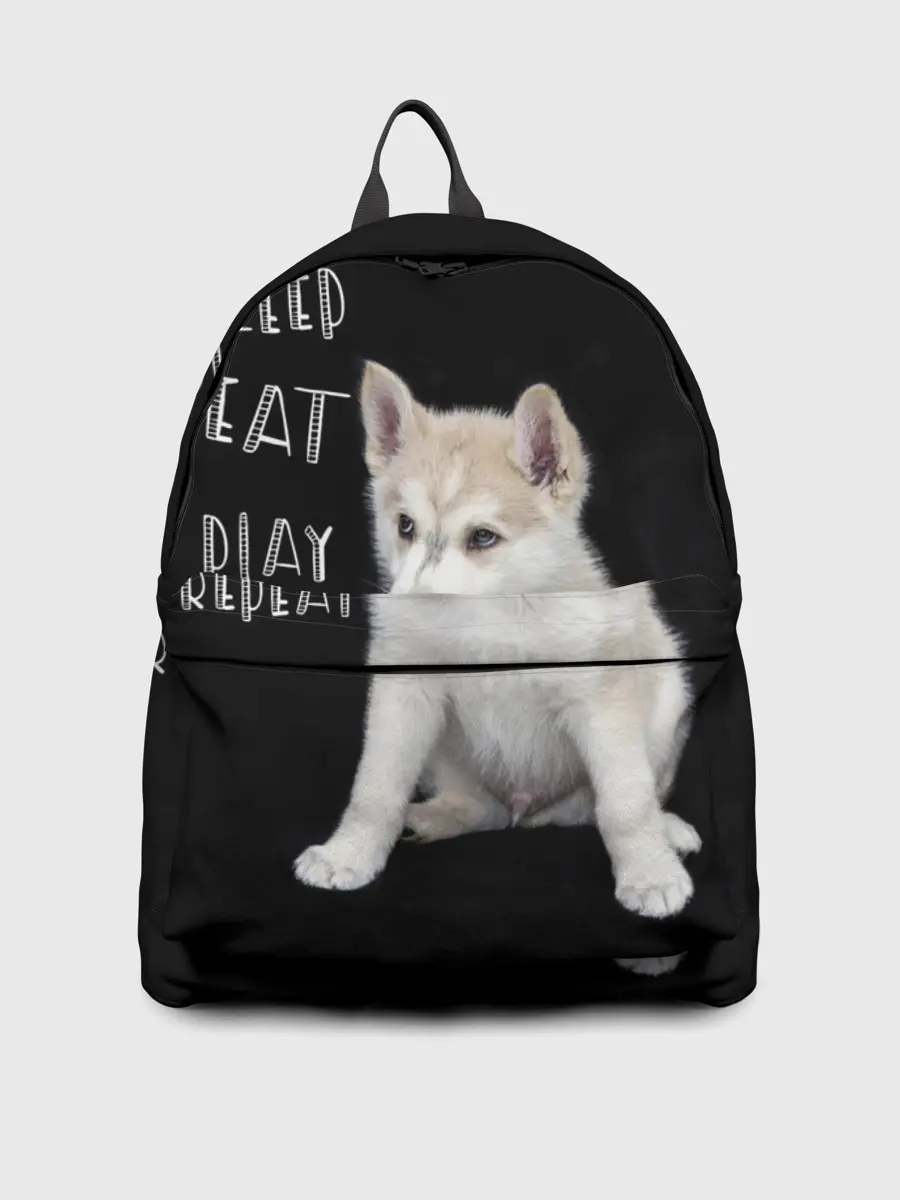 Рюкзак джинсовый / Sleep Eat Play Repeat