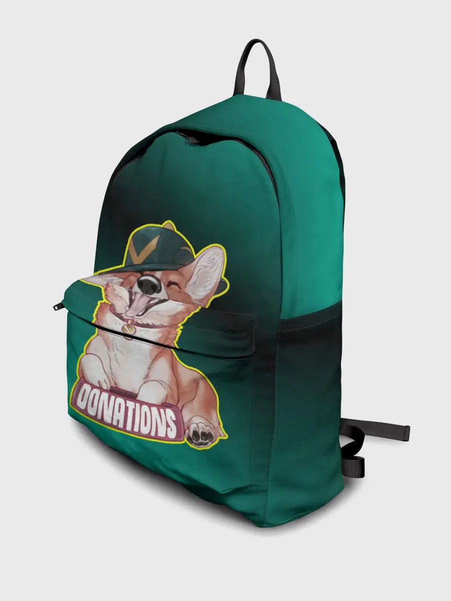 Рюкзак джинсовый / корги