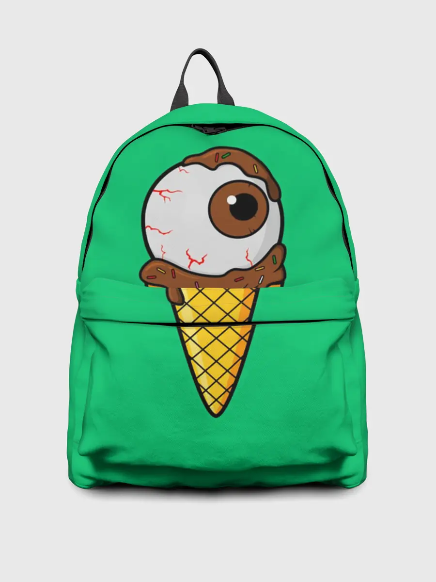 Рюкзак джинсовый / Мороженое с глазом