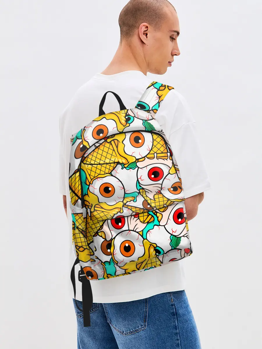 Рюкзак джинсовый / Морожки с глазами