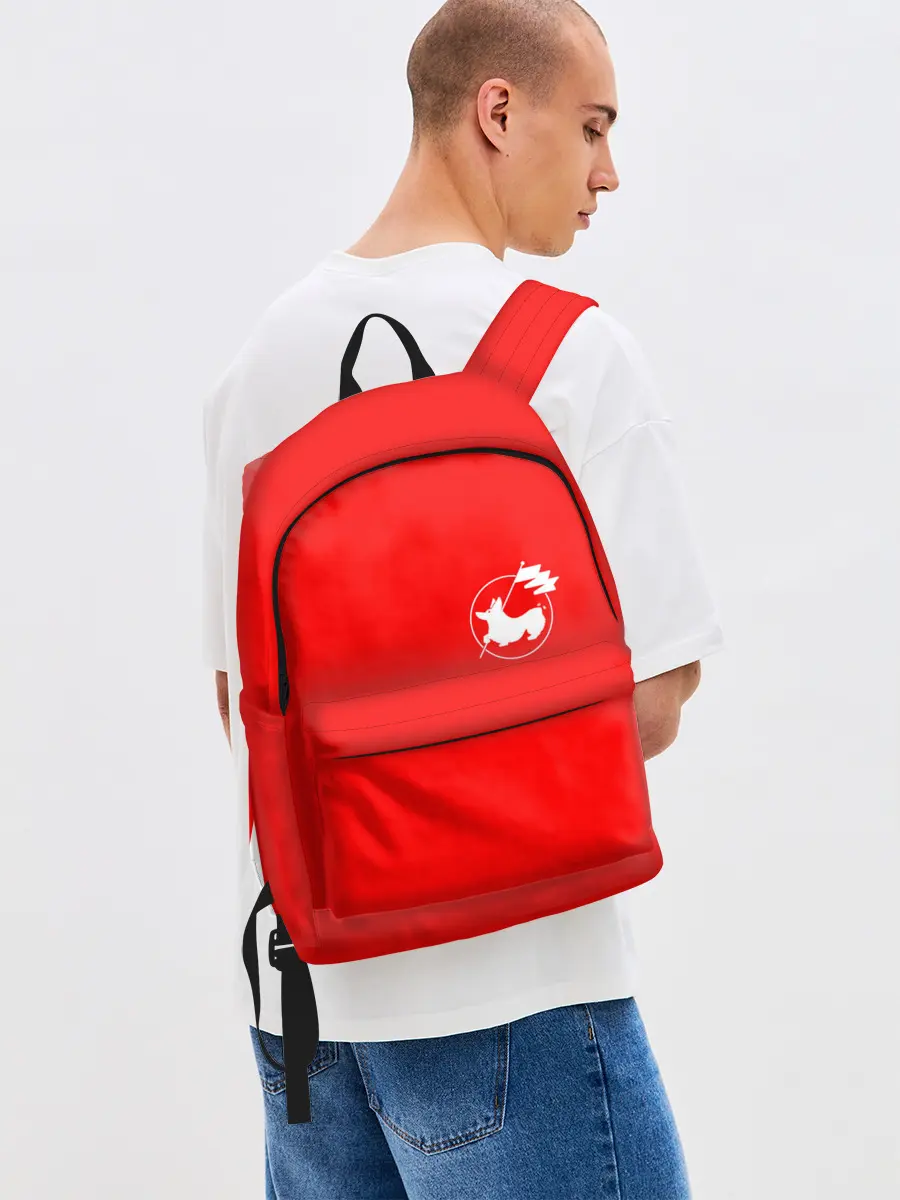 Рюкзак джинсовый / Корги